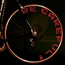 Fahrrad  LED Messenger mit Textanzeige