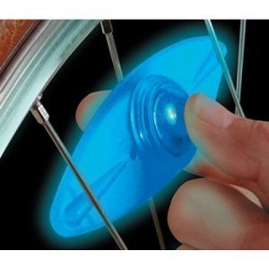 Fahrrad Speichen-Licht blau