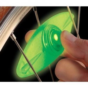 Fahrrad Speichen-Licht grün