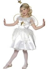 Fairy Costume Children white-gold