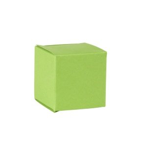 Faltschachtel Mini Würfel, apfelgrün