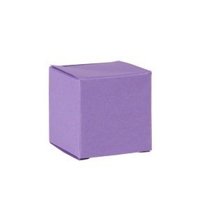 Faltschachtel Mini Würfel, flieder