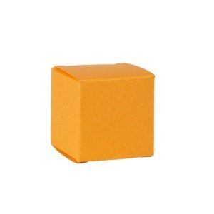 Faltschachtel Mini Würfel, sonnengelb