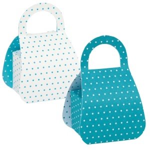 Faltschachtel Sweet 50s, petrol-weiß