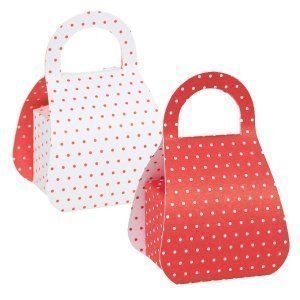 Faltschachtel Sweet 50s, rot-weiß