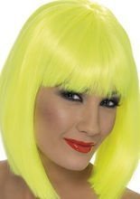 Fasching Perücke gelb