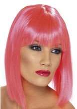 Fasching Perücke pink