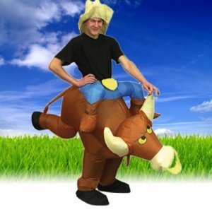 Faschingskostüm - Bullenreiten