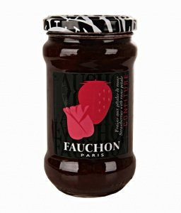Fauchon Erdbeer-Konfitüre mit Rosenblüte