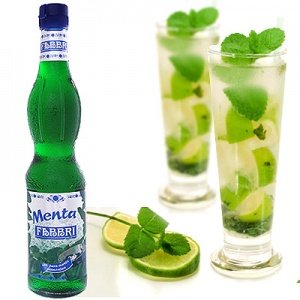 fabbri Sirup mit Minzgeschmack Sciroppo 