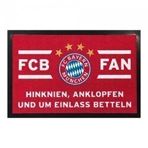 FC Bayern Fußmatte FCB FAN "Hinknien...)