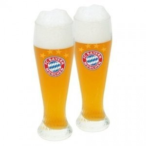 FC Bayern Weißbierglas