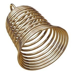 % FEDERSCHMUCK - Glocke, GOLD