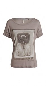 Federleichtes Print-T-Shirt