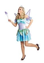Fee Elfe Teen-Kostüm flieder-blau-grün