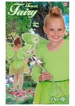 Fee Kostüm-Set Elfe für Kinder hellgrün