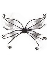 Feenflügel Spinne schwarz