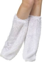 Fell-Stulpen 90er Disco weiss