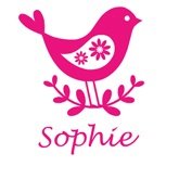 Fensteraufkleber Kinder (M) bird