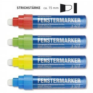 Fenstermarker, 4Stk