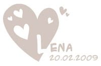 Fenstersticker Kinder (L) sweetheart