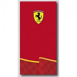 Ferrari Logo Red Beach / Bad Handtuch