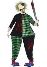 Fetter Psycho Zombie Clown Halloween Kos