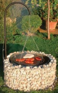 Feuer- und Grillstelle - Gabionengrill
