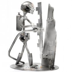 Feuerwehr-Löscheinsatz Schraubenmännchen