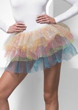 Fever Glitzer-Tutu Regenbogen bunt