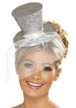 Fever Mini Hexen-Zylinder, silber