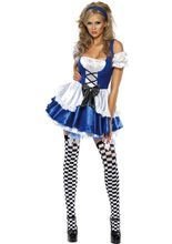 Fever Sexy Alice Kostüm, blau