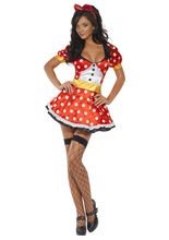 Fever Sexy Maus Kostüm, rot