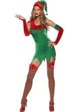 Fever Sexy Weihnachtswichtel Kostüm