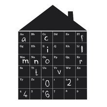 ferm Living - Kids Wandsticker ABC House