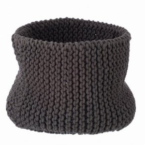 ferm Living - Knitted Basket, anthrazit 