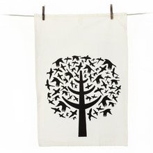 ferm Living - Tea Towel Bird Leaves