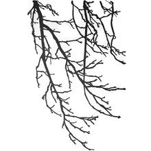 ferm Living - Wandsticker Branches