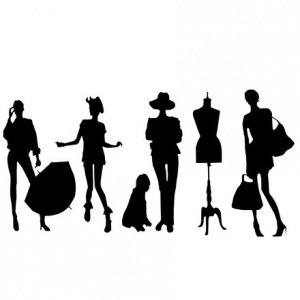 ferm Living - Wandsticker Fashion