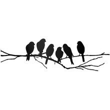 ferm Living - Wandsticker Lovebirds
