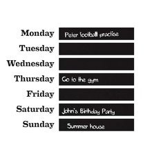 ferm Living - Wandsticker This Week