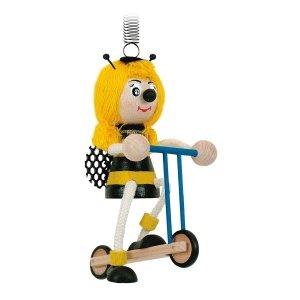 Figur Biene auf Roller von Mertens