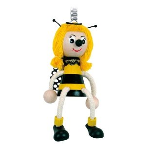 Figur Biene mit Feder von Mertens