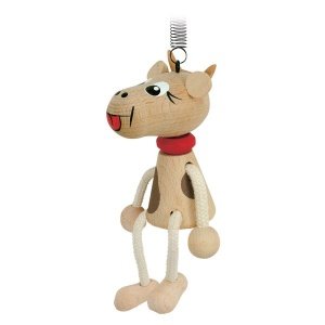 Figur Kuh mit Feder von Mertens