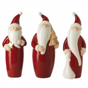 Figur Nikolaus stehend 3er-Set