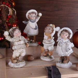 Figuren Set 4tlg. *Winterkinder*