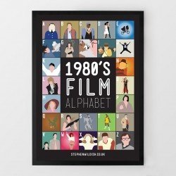 Filme der 80er von A-Z Poster by Steven 