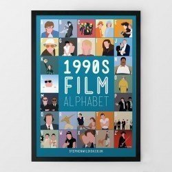 Filme der 90er von A-Z Poster by Steven 