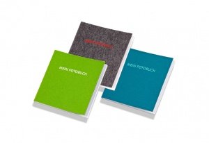 Filz-Fotobuch Grau