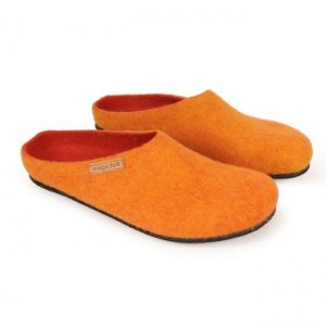 Filz-Hausschuh Magicfelt orange